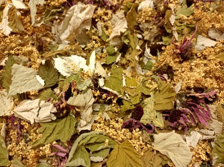 La bouillotte (framboise, sureau, echinacée)  (* 25gr)