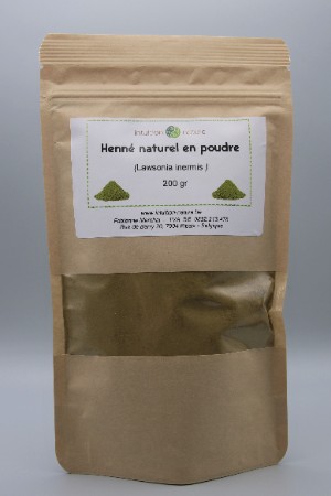 Henné naturel (teinte cuivrée) en poudre provenant du Maroc  (* 100gr)